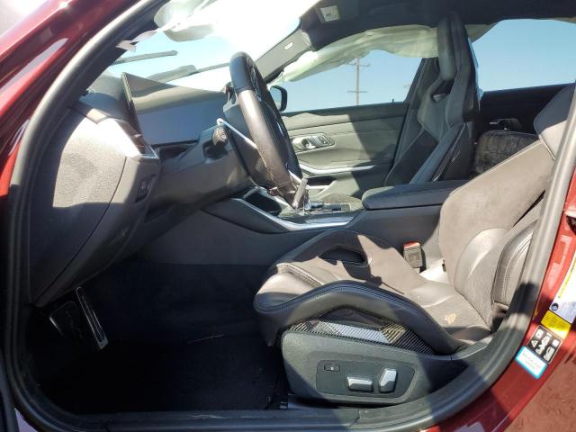 WBS43AY04PFN72160 - 2023 BMW M3 COMPETITION ბურგუნდია ფოტო 7