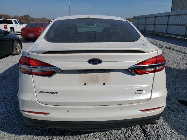 3FA6P0HD4LR159854 - 2020 FORD FUSION SE WHITE photo 6