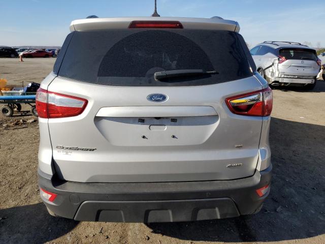 MAJ6S3GL2KC303827 - 2019 FORD ECOSPORT SE SILVER photo 6
