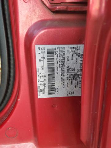 5LMFU28R01LJ17423 - 2001 LINCOLN NAVIGATOR წითელი ფოტო 14