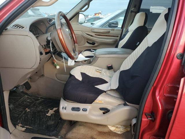 5LMFU28R01LJ17423 - 2001 LINCOLN NAVIGATOR წითელი ფოტო 7