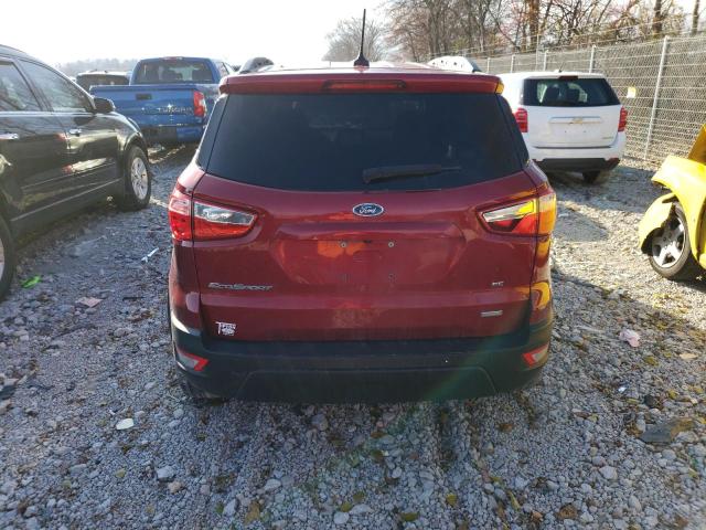 MAJ3P1TE7JC218027 - 2018 FORD ECOSPORT SE RED photo 6