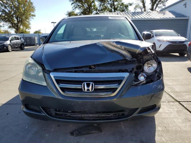 5FNRL38406B400299 - 2006 HONDA ODYSSEY EX GRAY photo 5