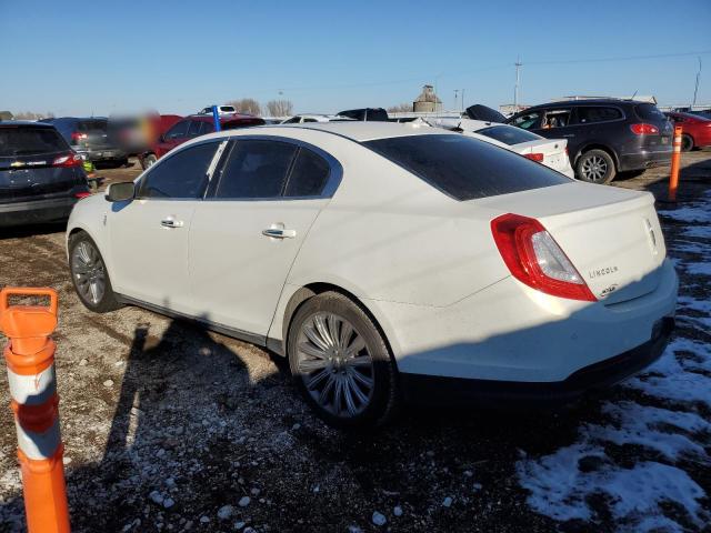 1LNHL9DK0DG605851 - 2013 LINCOLN MKS WHITE photo 2