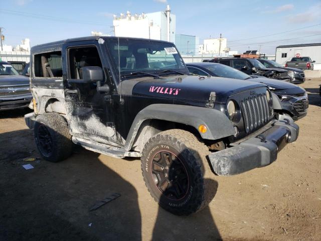 1C4AJWAG0EL290469 - 2014 JEEP WRANGLER SPORT BLACK photo 4