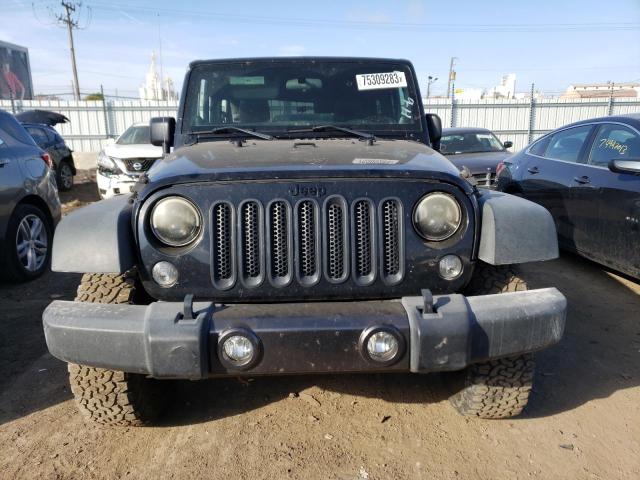 1C4AJWAG0EL290469 - 2014 JEEP WRANGLER SPORT BLACK photo 5