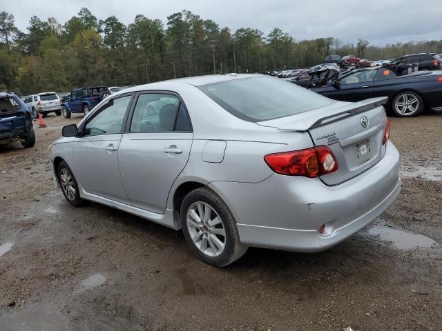 2T1BU4EE6AC470789 - 2010 TOYOTA COROLLA BASE SILVER photo 2