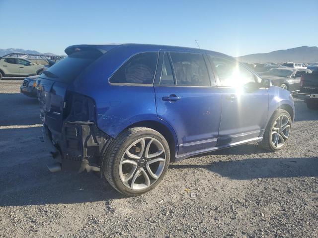 2FMDK3AK4DBB31171 - 2013 FORD EDGE SPORT BLUE photo 3