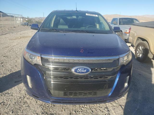 2FMDK3AK4DBB31171 - 2013 FORD EDGE SPORT BLUE photo 5