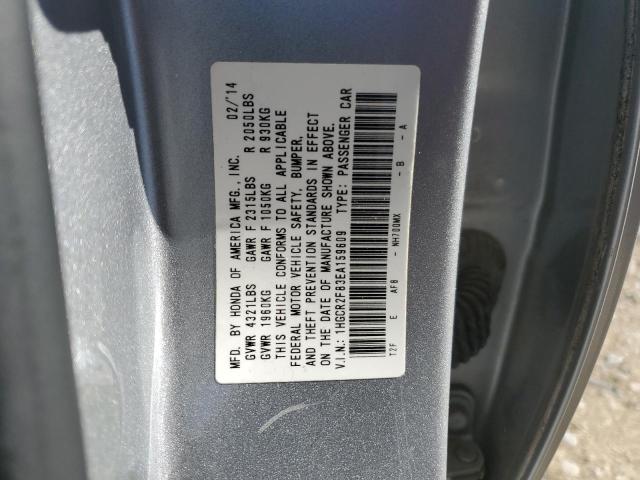 1HGCR2F83EA159609 - 2014 HONDA ACCORD EXL SILVER photo 13