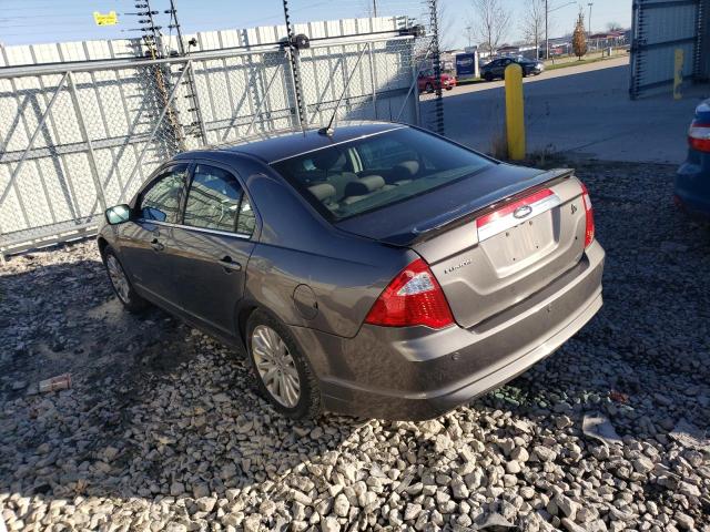 3FADP0L39AR302428 - 2010 FORD FUSION HYBRID GRAY photo 2