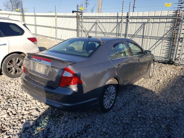 3FADP0L39AR302428 - 2010 FORD FUSION HYBRID GRAY photo 3