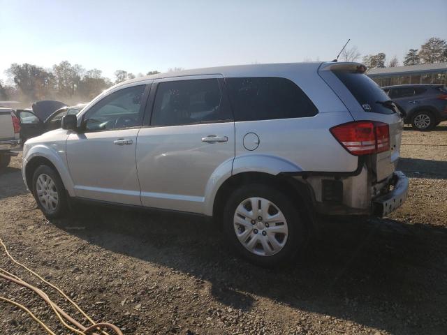 3C4PDCAB3ET315146 - 2014 DODGE JOURNEY SE SILVER photo 2