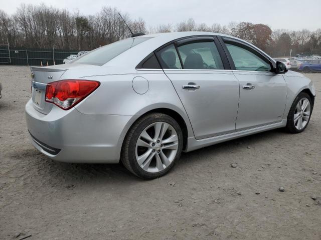 1G1PG5SB0F7123716 - 2015 CHEVROLET CRUZE LTZ SILVER photo 3