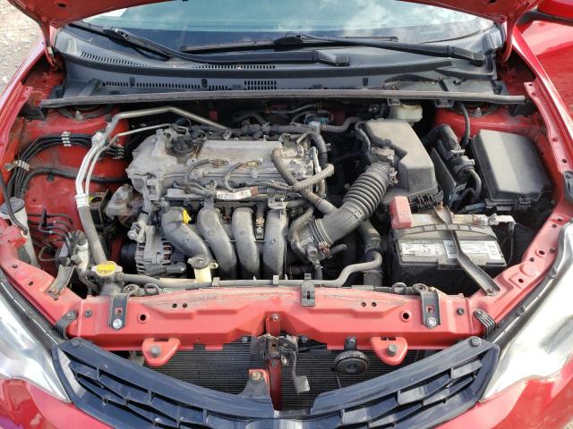 2T1BURHE4EC222068 - 2014 TOYOTA COROLLA L RED photo 11