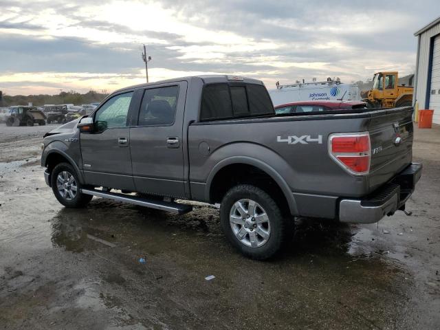 1FTFW1ET9EFB71657 - 2014 FORD F150 SUPERCREW GRAY photo 2