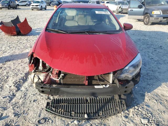 2T1BURHE9FC295731 - 2015 TOYOTA COROLLA L RED photo 5