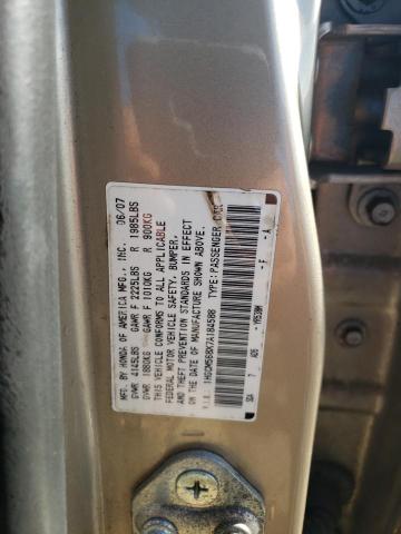 1HGCM568X7A184588 - 2007 HONDA ACCORD EX GOLD photo 12