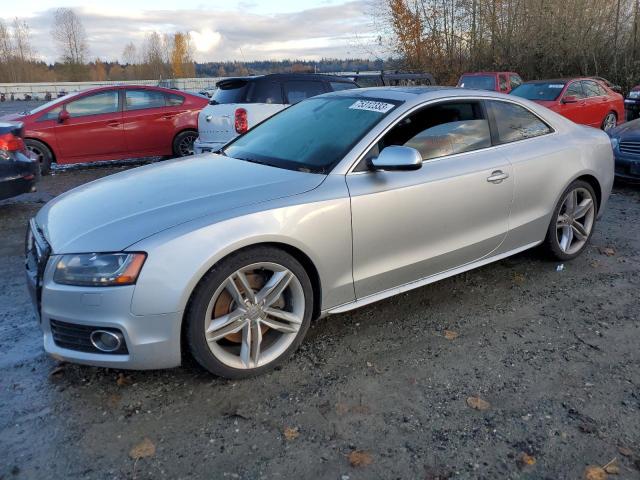 WAUCVAFR4BA077474 - 2011 AUDI S5 PREMIUM PLUS SILVER photo 1