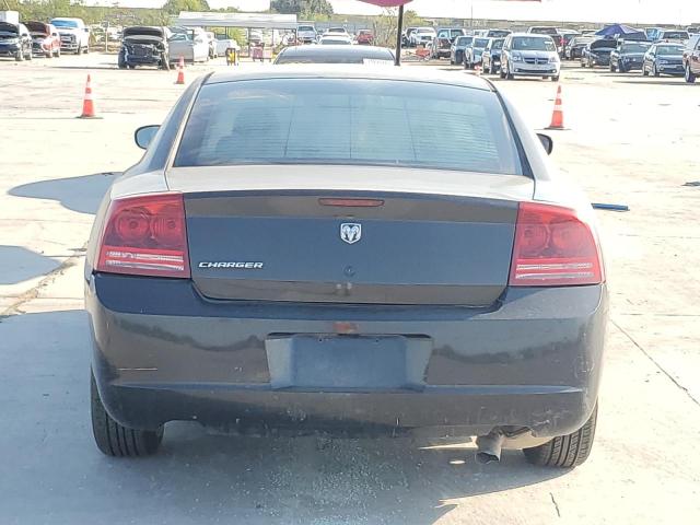 2B3KA43R76H379317 - 2006 DODGE CHARGER SE BLACK photo 6