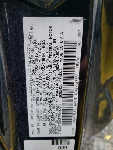 5TEUU42NX8Z523270 - 2008 TOYOTA TACOMA ACCESS CAB Графитовый фото 12