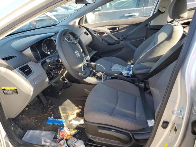 5NPDH4AE0GH715529 - 2016 HYUNDAI ELANTRA SE SILVER photo 7