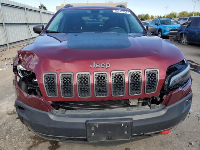 1C4PJMBX0KD169380 - 2019 JEEP CHEROKEE TRAILHAWK BURGUNDY photo 5