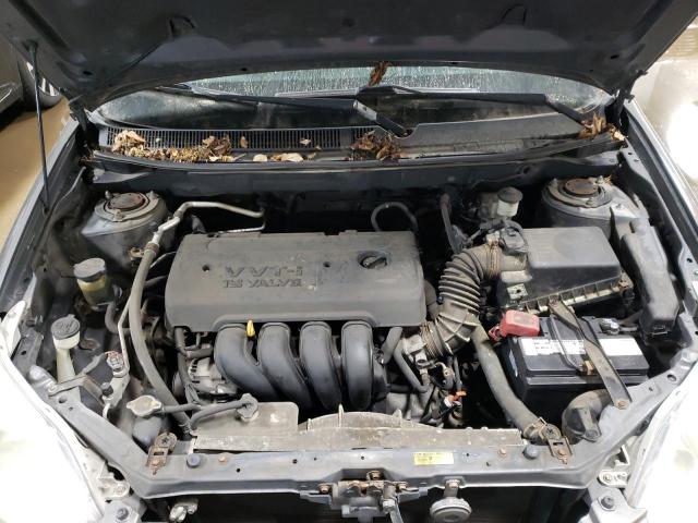 2T1KR32E97C685124 - 2007 TOYOTA COROLLA MA XR GRAY photo 11