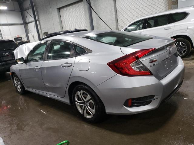 19XFC2F5XHE060158 - 2017 HONDA CIVIC LX SILVER photo 2