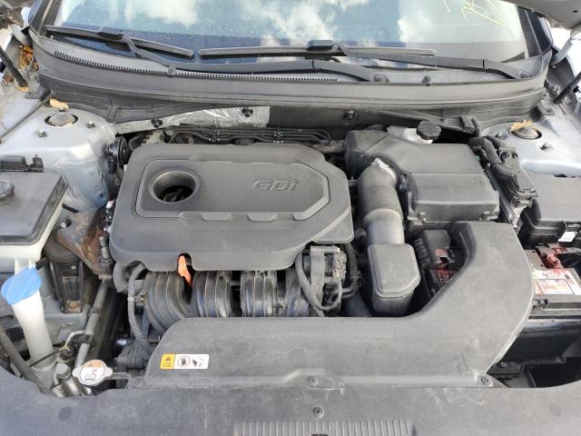 5NPE24AF7FH004259 - 2015 HYUNDAI SONATA SE SILVER photo 11