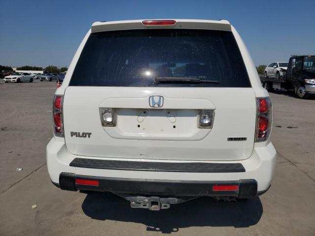 5FNYF18556B007091 - 2006 HONDA PILOT EX WHITE photo 6