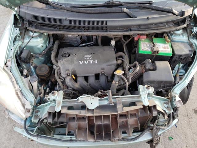 JTDBT903991324067 - 2009 TOYOTA YARIS GREEN photo 11