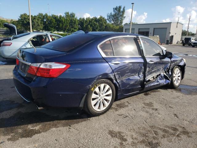 1HGCR2F86FA125326 - 2015 HONDA ACCORD EXL BLUE photo 3