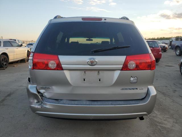 5TDZK23C18S109577 - 2008 TOYOTA SIENNA CE SILVER photo 6