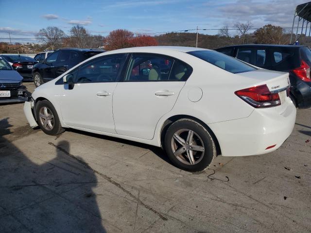 19XFB2F54FE262185 - 2015 HONDA CIVIC LX WHITE photo 2