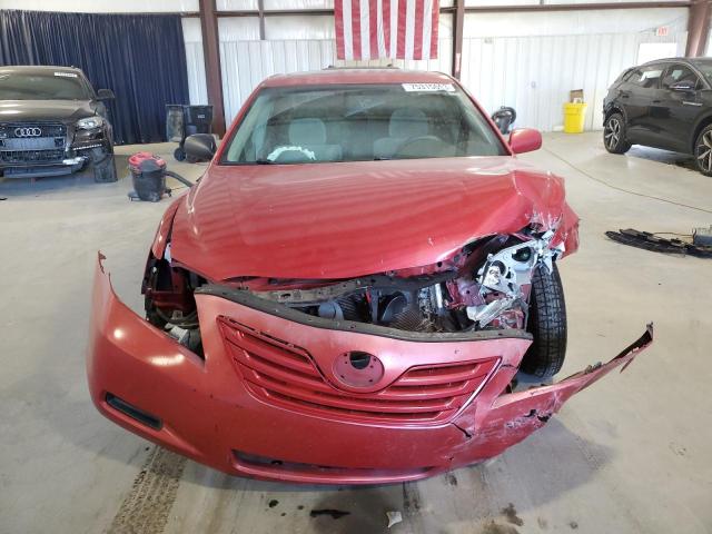 4T1BK46K87U007764 - 2007 TOYOTA CAMRY LE RED photo 5