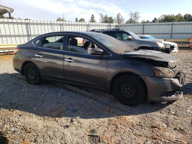 3N1AB7AP5DL785677 - 2013 NISSAN SENTRA S GRAY photo 4