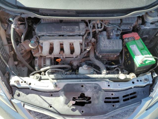 JHMGE8H44AC007313 - 2010 HONDA FIT SPORT SILVER photo 11