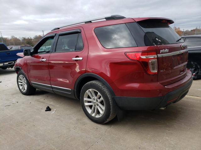 1FM5K7D82EGA16168 - 2014 FORD EXPLORER XLT RED photo 2