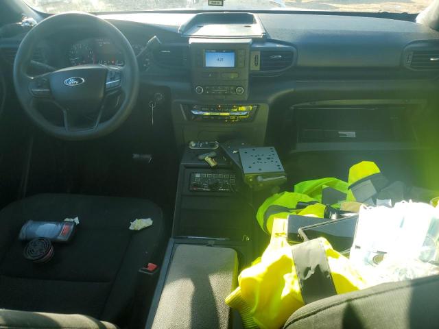 1FM5K8AB4MGC35038 - 2021 FORD EXPLORER POLICE INTERCEPTOR შავი ფოტო 8