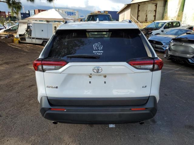 JTMH1RFV8KD040796 - 2019 TOYOTA RAV4 LE WHITE photo 6