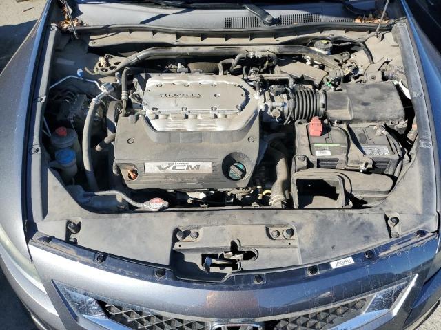 1HGCS22859A000350 - 2009 HONDA ACCORD EXL GRAY photo 11