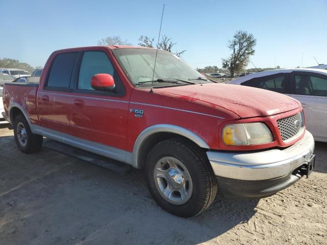 1FTRW076X2KD38156 - 2002 FORD F150 SUPERCREW RED photo 4