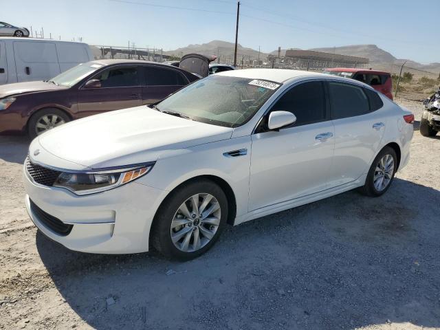 5XXGT4L36JG268196 - 2018 KIA OPTIMA LX WHITE photo 1