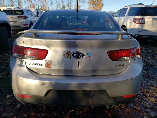 KNAFU6A20D5742552 - 2013 KIA FORTE EX SILVER photo 6