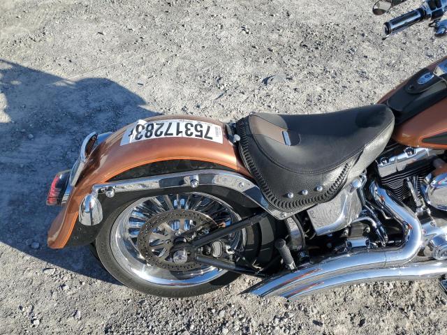 1HD1BX5458Y036412 - 2008 HARLEY-DAVIDSON FLSTF 105TH ANNIVERSARY EDITION ORANGE photo 6