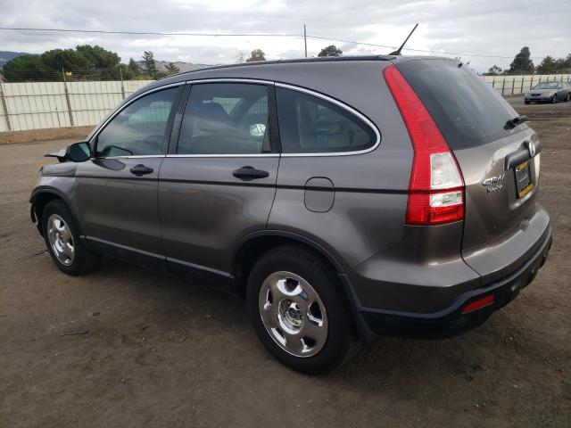 5J6RE48329L037927 - 2009 HONDA CR-V LX BROWN photo 2