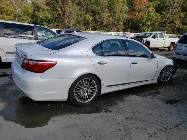 JTHBL5EF4A5096146 - 2010 LEXUS LS 460 WHITE photo 3