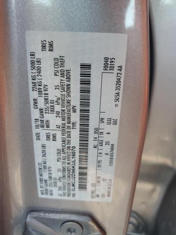 5LMCJ2D96KUL16070 - 2019 LINCOLN MKC SELECT Արծաթագույն լուսանկար 14