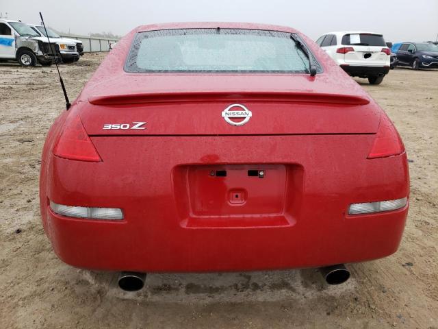 JN1AZ34D56M303028 - 2006 NISSAN 350Z COUPE RED photo 6